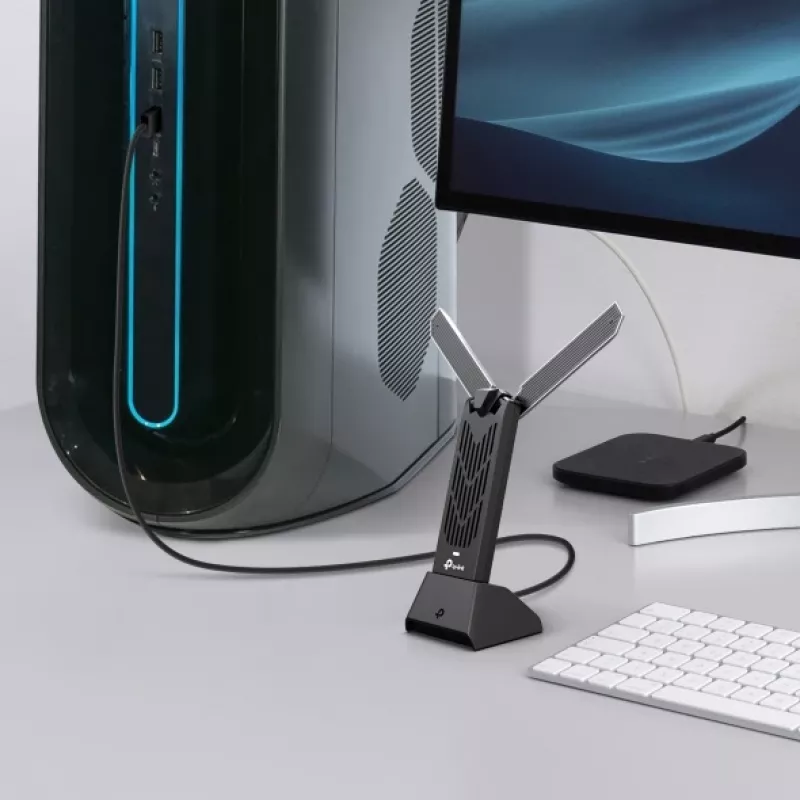 Adaptador WLAN TP-Link BE6500 2882 Mbit/s Wi-Fi 7 Tri-Band