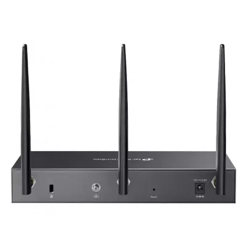 Router WLAN TP-Link Omada AX3000 Gigabit Ethernet Dual-Band (2,4 GHz / 5 GHz) preto