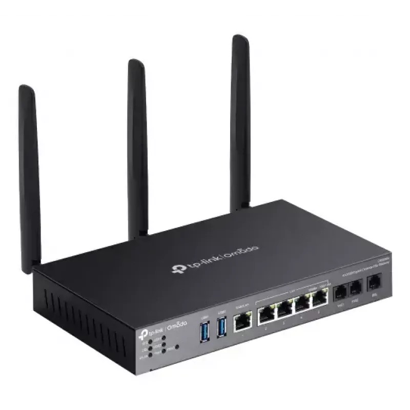 Router WLAN TP-Link Omada AX3000 Gigabit Ethernet Dual-Band (2,4 GHz / 5 GHz) preto