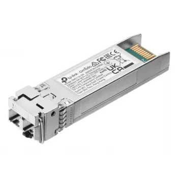 Transceptor TP-Link Omada 10GBase-SR SFP+ LC, fibra ótica, 10000 Mbit/s, SFP+, LC (UPC), 50/125, 62.5/125 µm, 300 m