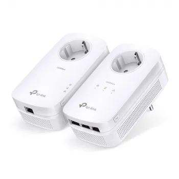 Adaptador de rede PowerLine TP-Link TL-PA8033P KIT 1300 Mbit/s Ethernet LAN branco 2 unid.
