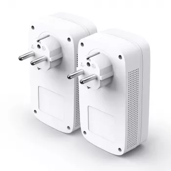 Adaptador de rede PowerLine TP-Link TL-PA8033P KIT 1300 Mbit/s Ethernet LAN branco 2 unid.