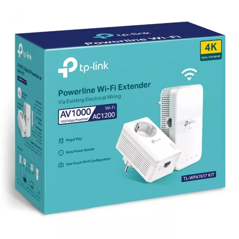TP-Link TL-WPA7619 KIT 1000 Mbit/s Ethernet LAN Wi-Fi branco 2 unid.