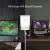 Kit Powerline TP-Link G.hn1200, 607 Mbit/s, Gigabit Ethernet, 10,100,1000 Mbit/s, HomePlug AV2, 300 m, branco