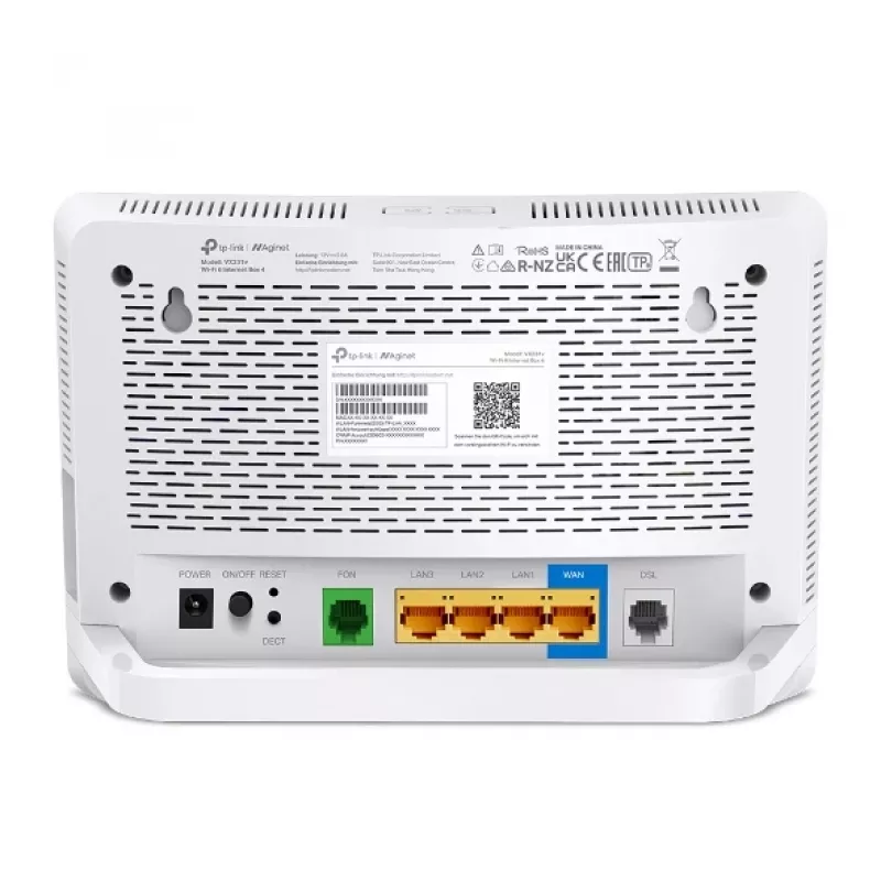 Router Wi-Fi TP-Link Wi-Fi 6 Internet Box 4 Gigabit Ethernet Dual-Band (2,4 GHz / 5 GHz) branco