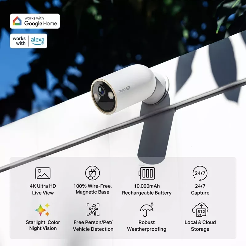 Câmara de vigilância IP TP-Link Tapo C460 3840 x 2160 píxeis