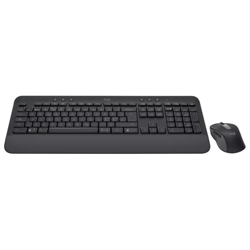 LOGITECH Signature Mk650 Combo For Business - Grafite - Qwerty Dansk/ Norsk/ Svenska/ Suomalainen