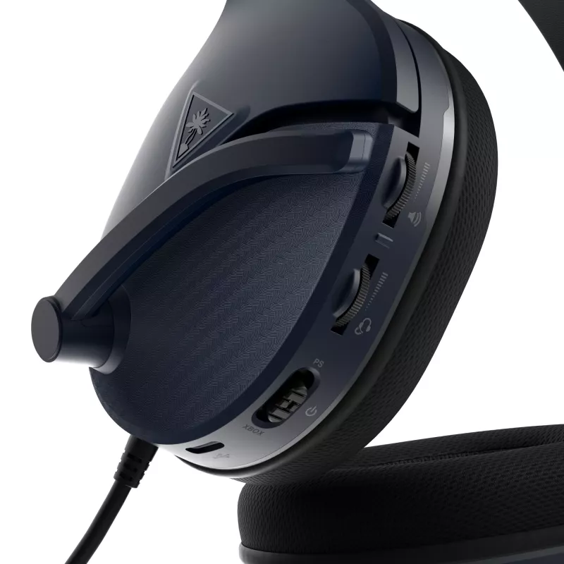 Turtle Beach Recon 200 Gen 2 Headset com fios arco de cabeça Gaming preto, azul-marinho
