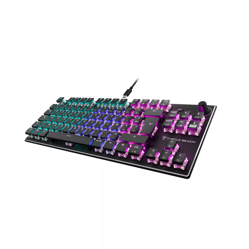 Turtle Beach Vulcan TKL Teclado Gaming USB QWERTZ Alemão preto