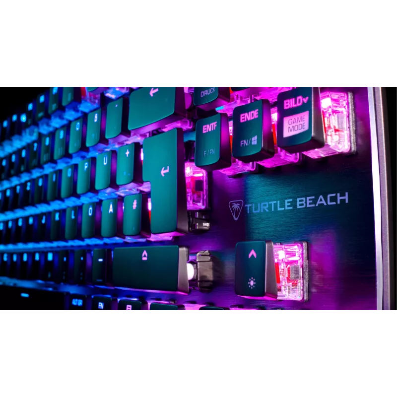 Turtle Beach Vulcan TKL Teclado Gaming USB QWERTZ Alemão preto