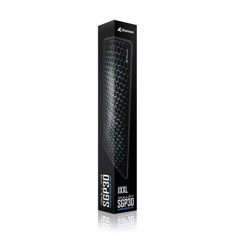 Tapete de rato Gaming SHARKOON Sgp30 - preto/verde
