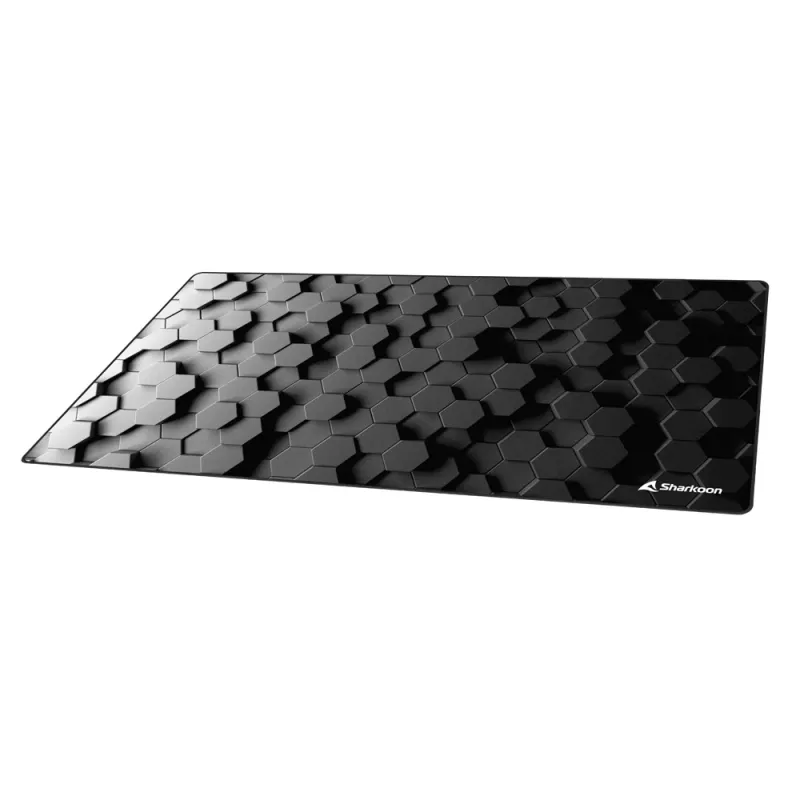 Tapete de rato Gaming SHARKOON - Sgp30 Big Hex - preto