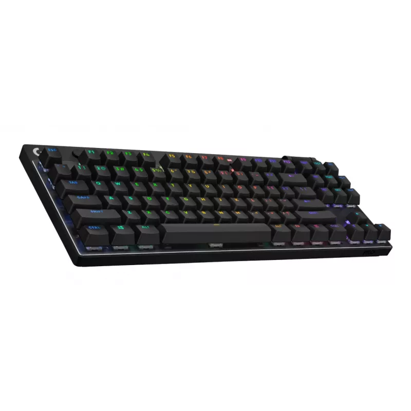 Teclado gaming LOGITECH G Pro X TKL Lightspeed - Bluetooth - preto alemão - Qwertz - tátil