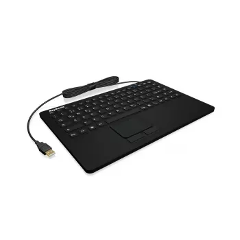 Teclado universal KeySonic KSK-3230IN (DE) USB QWERTZ alemão preto