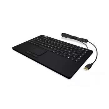 Teclado universal KeySonic KSK-3230IN (DE) USB QWERTZ alemão preto