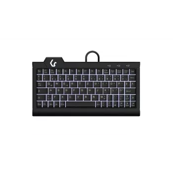 Teclado doméstico KeySonic KSK-3010ELC (DE) USB QWERTZ alemão preto