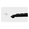 Teclado doméstico KeySonic KSK-3011ELC (DE) USB QWERTZ alemão preto
