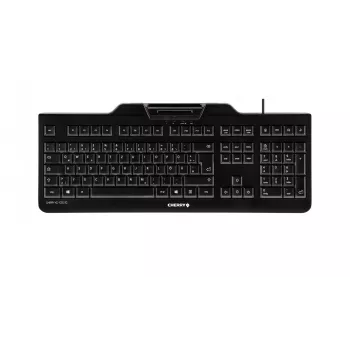 Teclado de escritório CHERRY KC 1000 SC USB QWERTY US English preto