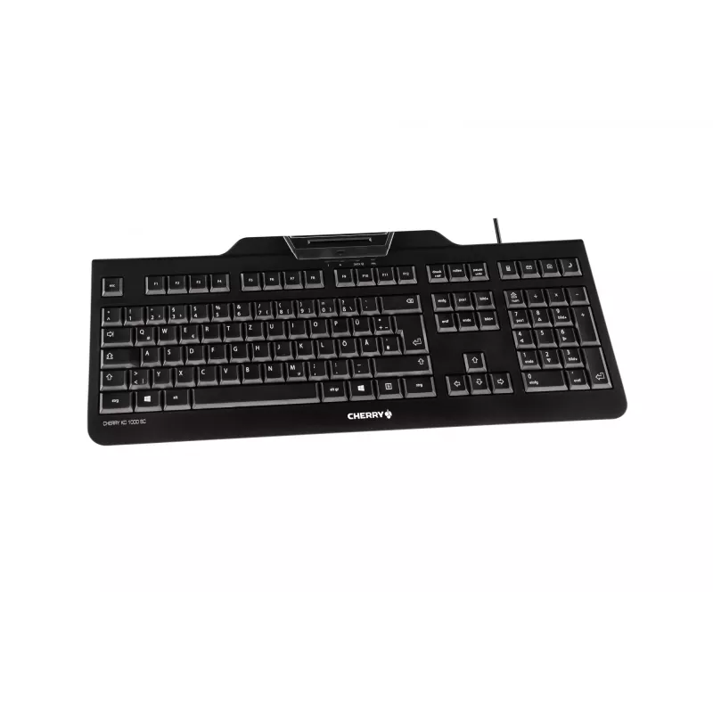 Teclado de escritório CHERRY KC 1000 SC USB QWERTY US English preto