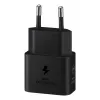 Carregador móvel Samsung EP-T2510NBEGWW universal preto USB carregamento rápido interior