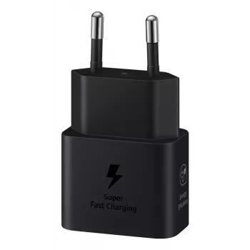 Carregador móvel Samsung EP-T2510NBEGWW universal preto USB carregamento rápido interior