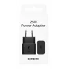 Carregador móvel Samsung EP-T2510NBEGWW universal preto USB carregamento rápido interior