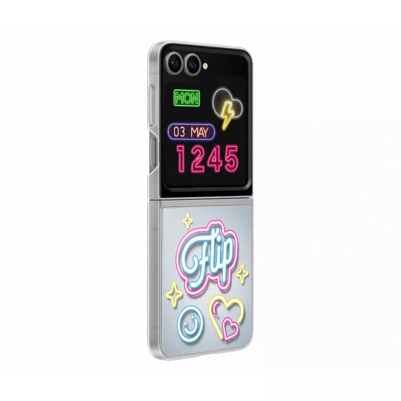 Capa de telemóvel Samsung EF-ZF741CTEGWW 17 cm (6,7 polegadas) capa transparente