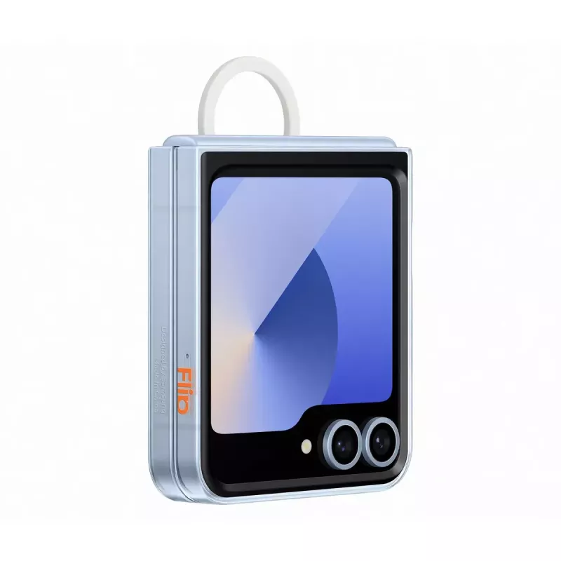 Capa de telemóvel Samsung EF-QF741CTEGWW 17 cm (6,7 polegadas) capa transparente