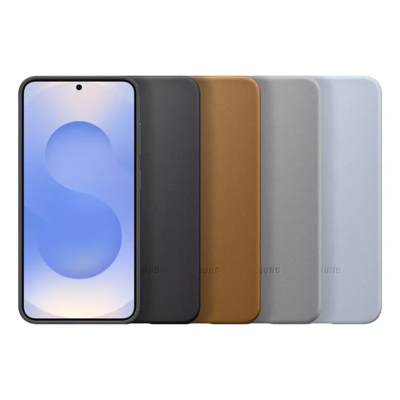 Capa Samsung Kindsuit de pele sintética para Galaxy S25