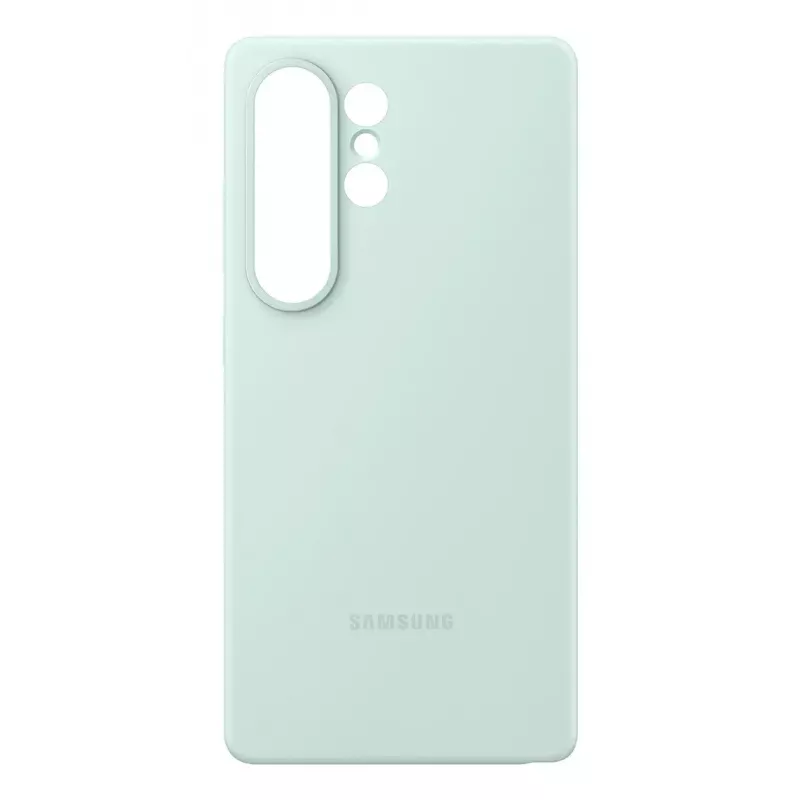 Capa de silicone Samsung Galaxy S25 Ultra cor menta