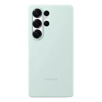 Capa de silicone Samsung Galaxy S25 Ultra cor menta