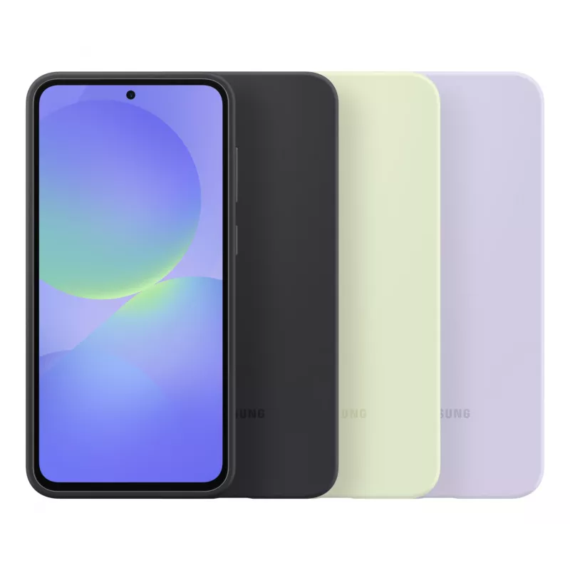 Samsung EF-PA366 capa de silicone para Galaxy A36, verde-claro