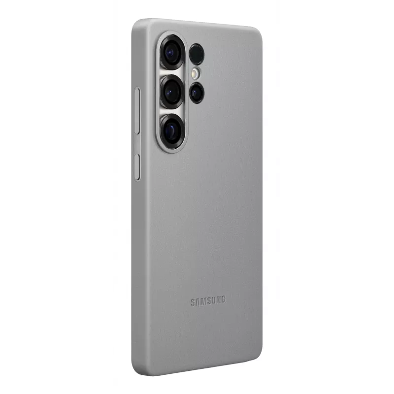 Samsung Kindsuit capa de pele sintética para Galaxy S25, capa, Samsung, Galaxy S25 Ultra, 17,5 cm (6,9 polegadas), cinzento