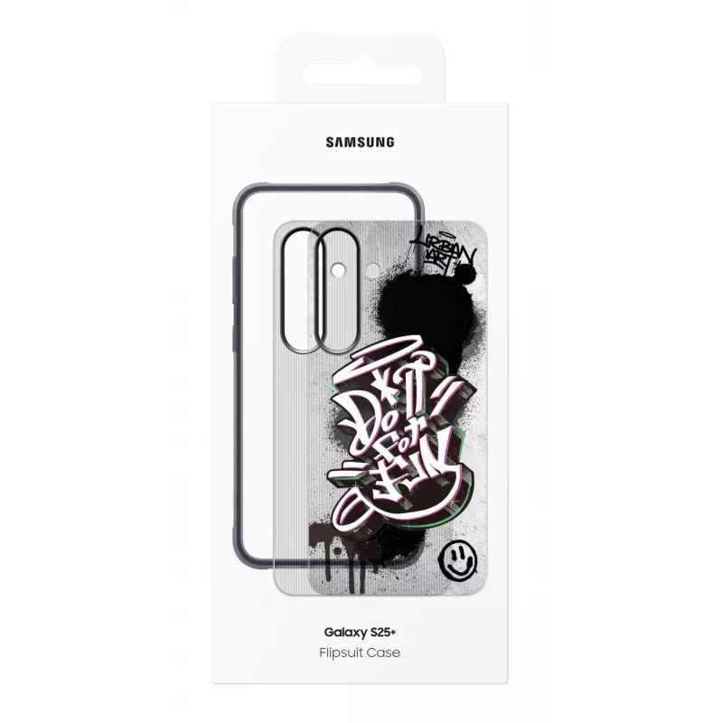 Samsung EF-JS936 Flipsuit Rugged capa para Galaxy S25+, preta