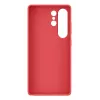 Capa Samsung Galaxy S25 Ultra capa de silicone vermelho monocromático