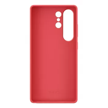 Capa Samsung Galaxy S25 Ultra capa de silicone vermelho monocromático