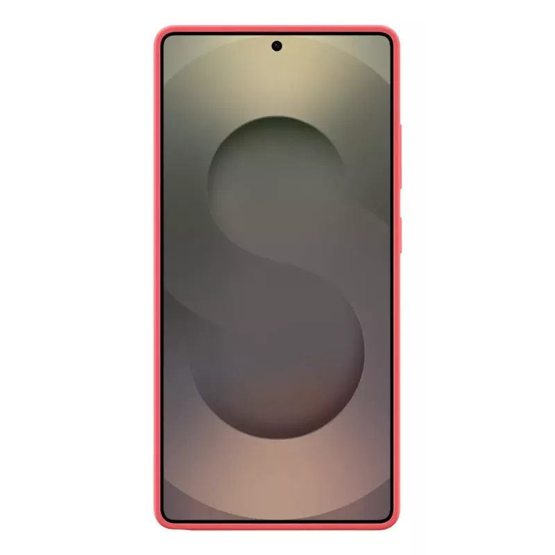 Capa Samsung Galaxy S25 Ultra capa de silicone vermelho monocromático