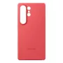 Capa Samsung Galaxy S25 Ultra capa de silicone vermelho monocromático
