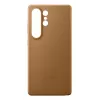 Samsung EF-VS938 Kindsuit capa de pele sintética para Galaxy S25 Ultra, camelo (castanho)