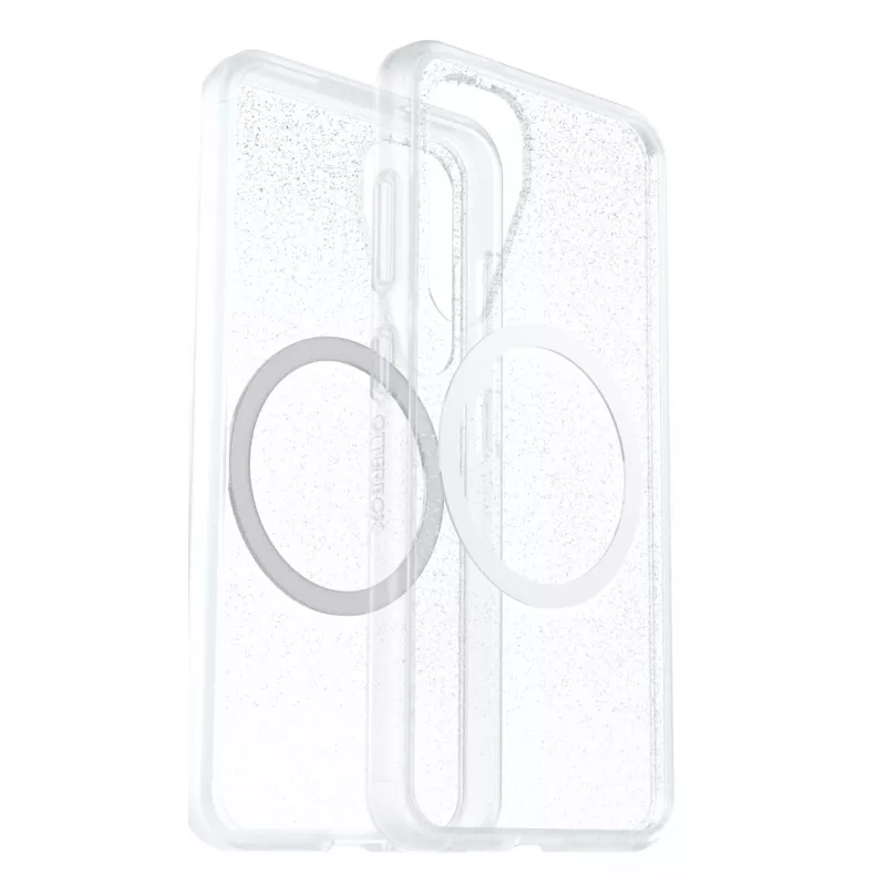 Samsung Otterbox React Case com ímanes para Galaxy S25, capa, Samsung, Galaxy S25, 15,8 cm (6,2 polegadas), preto, transparente