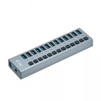 i-tec USB 3.0 HUB de carregamento 13 portas + adaptador de corrente 60 W