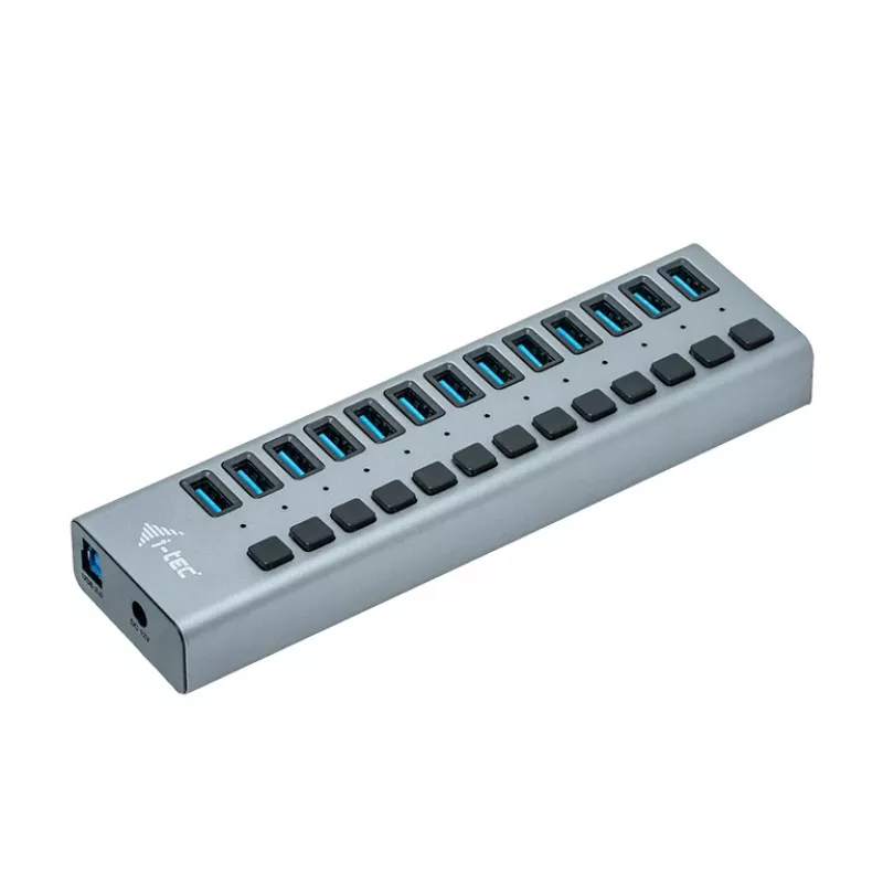 i-tec USB 3.0 HUB de carregamento 13 portas + adaptador de corrente 60 W