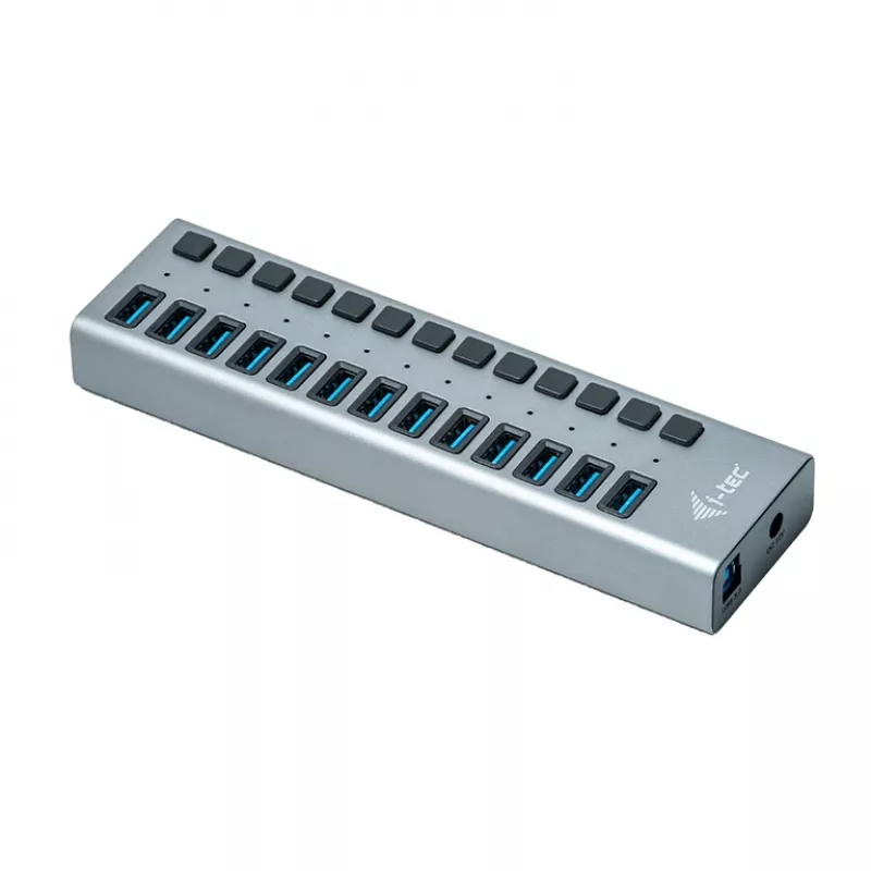 i-tec USB 3.0 HUB de carregamento 13 portas + adaptador de corrente 60 W