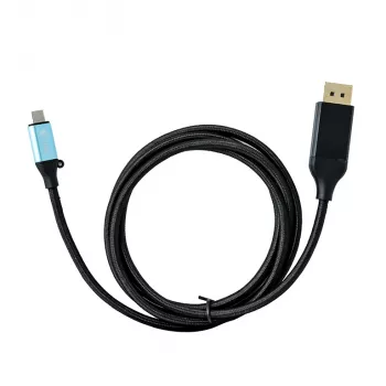 i-tec adaptador de cabo USB-C DisplayPort 4K / 60 Hz 200 cm, 2 m, USB Type-C, DisplayPort, macho, macho, 3840 x 2160 píxeis