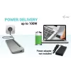 i-tec USB-C Metal Estação de acoplamento ergonómica 3x 4K + Power Delivery 100 W