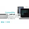i-tec USB-C Metal Estação de acoplamento ergonómica 3x 4K + Power Delivery 100 W