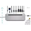 i-tec USB-C Metal Estação de acoplamento ergonómica 3x 4K + Power Delivery 100 W