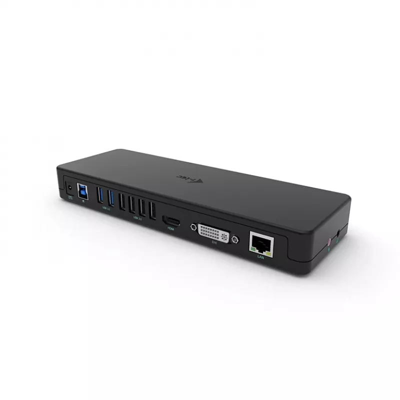 i-tec USB 3.0 / USB-C Estação de acoplamento de ecrã duplo HDMI DVI + VGA