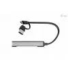 i-tec USB-C/USB-A HUB de metal 1x USB 3.0 + 3x USB 2.0