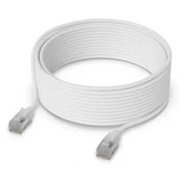 Cabo patch Unifi Premium UBIQUITI NETWORKS - CAT6a - 12m - branco